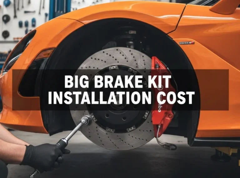 Understanding the Big Brake Kit Installation Cost